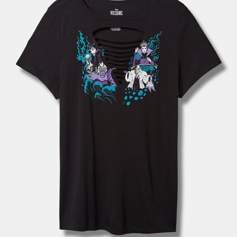 Disney Villains Classic Fit Slash Top Size 6X - Picture 5 of 5